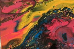 Atelier &quot;Pouring&quot; animé par Sylviane Aymé