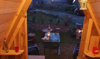 Cabane de sorcière à la ferme Mellon