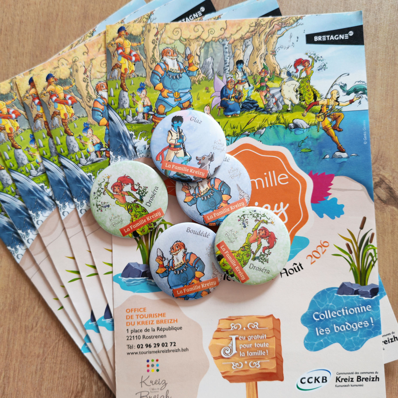 La Famille Kreizy : livret et badges